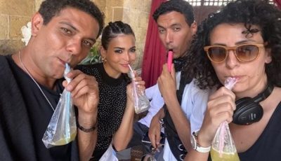 شاهد.. صور من كواليس فيلم إن غاب القط