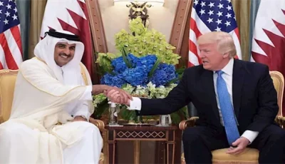 ترامب من الديوان الأميري القطري: عملت في مجال البناء وأستطيع القول إن الرخام هنا ممتاز وفاخر