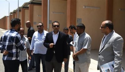 نائب محافظ قنا يتفقد الأعمال الإنشائية بشادري الأربعين والأشراف