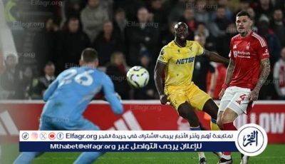 تردد القناة الناقلة لمباراة كريستال بالاس ونوتنجهام فورست اليوم الإثنين في الدوري الإنجليزي