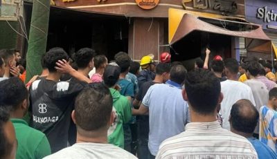 الحماية المدنية بالفيوم تسيطر على حريق شب بمطعم دون وقوع اي إصابات بشرية