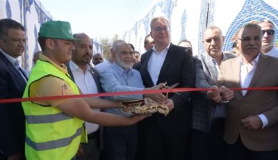 وزير البترول يفتتح قرية الطوناب بمركز ادفو أسوان …بعد اعادة اعمارها وفرشها بالكامل