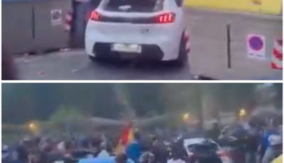 فيديو شاهد حادث الدهس المأساوي خارج ملعب اسبانيول وبرشلونة